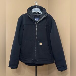 CARHARTT MENS RAIN DEFENDER SUPER DUX  FIT SHERPA LINED WORK JACKET.SIZE LARGE.